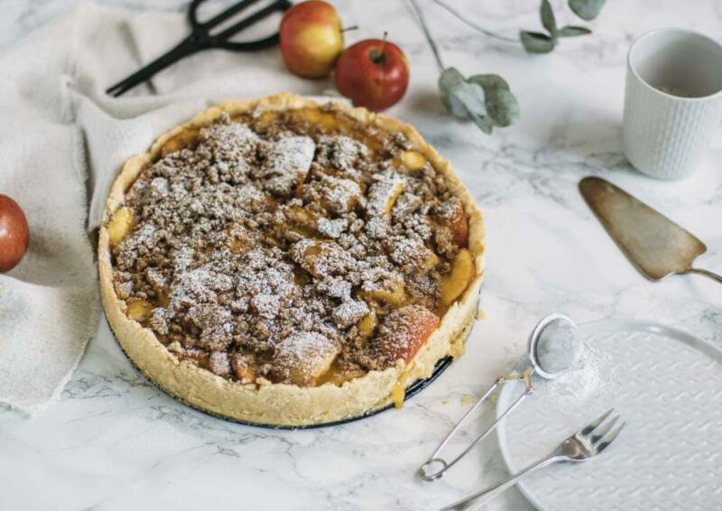 Pastel de manzana crumble