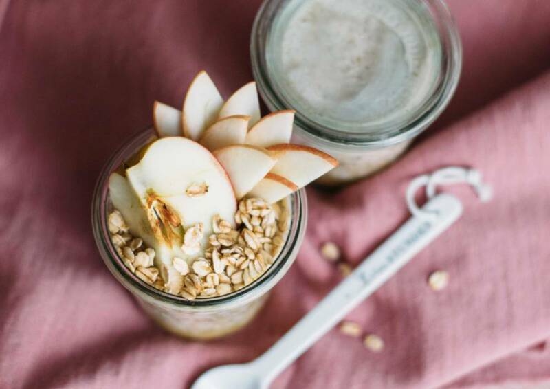Avena Bircher durante la noche