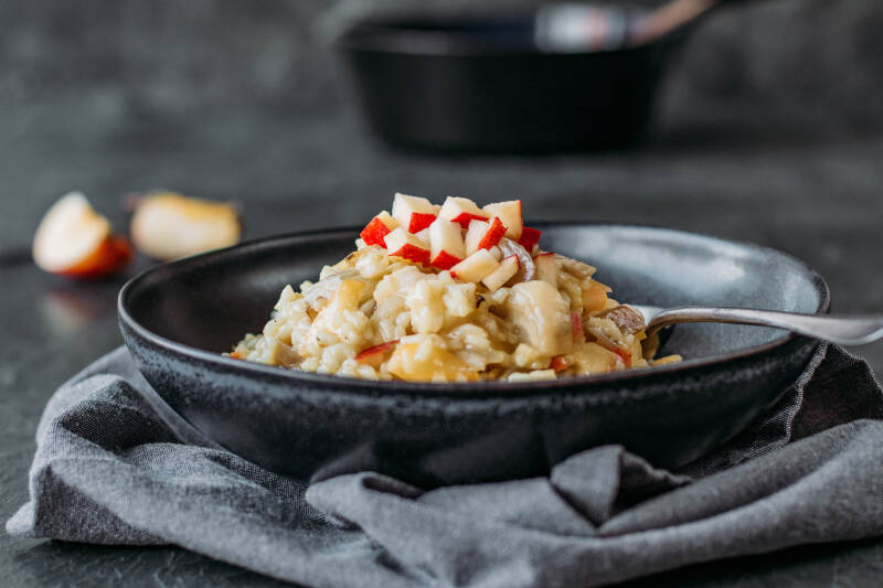 Risotto de achicoria