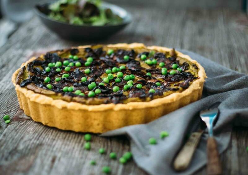 Quiche de guisantes