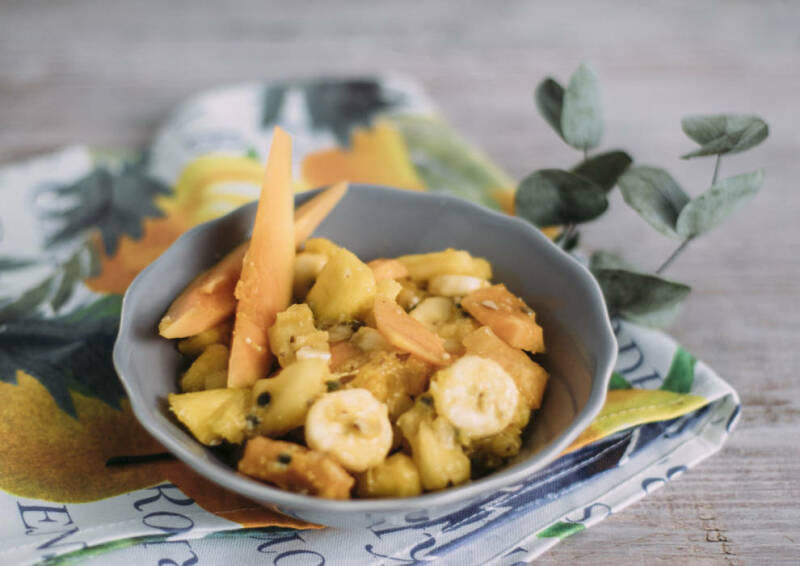 Ensalada de frutas exóticas