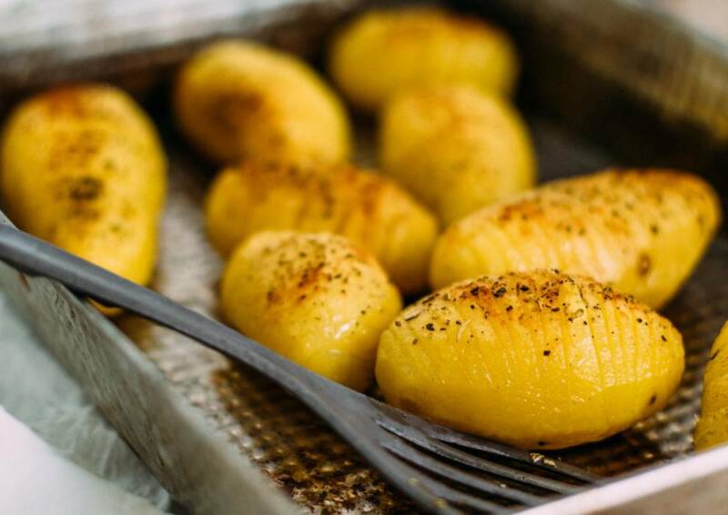 Patatas de abanico