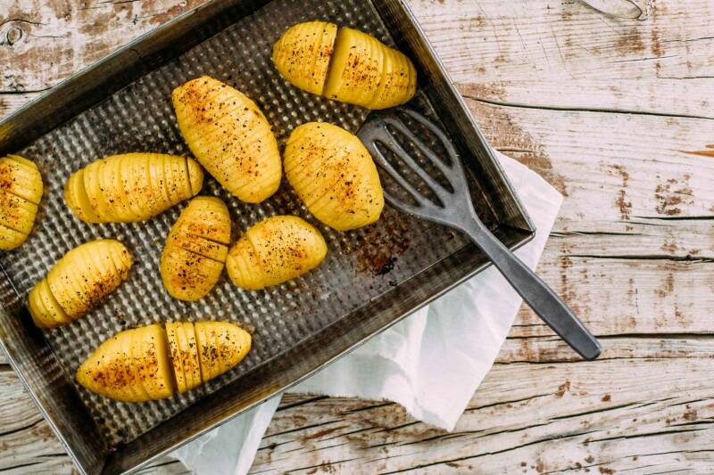Patatas de abanico
