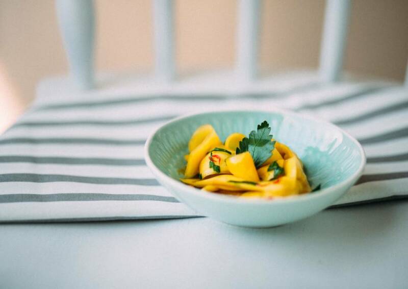 ensalada de mango ardiente