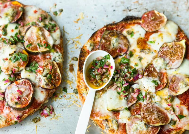 pizza de pan plano