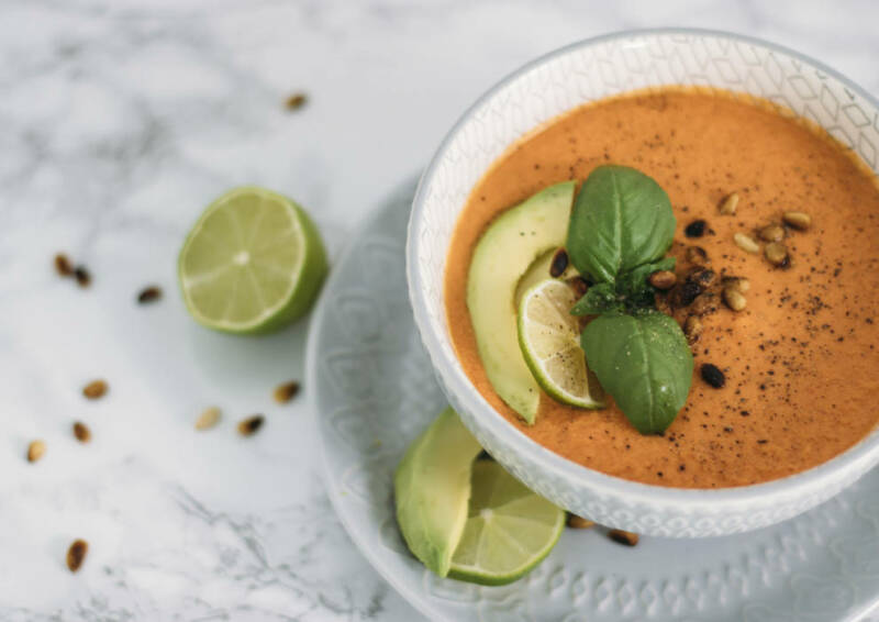 Sopa de gazpacho