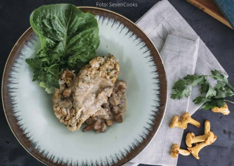 Entrevista de cocina para grupos: brezenknoedel con salsa de crema de rebozuelos