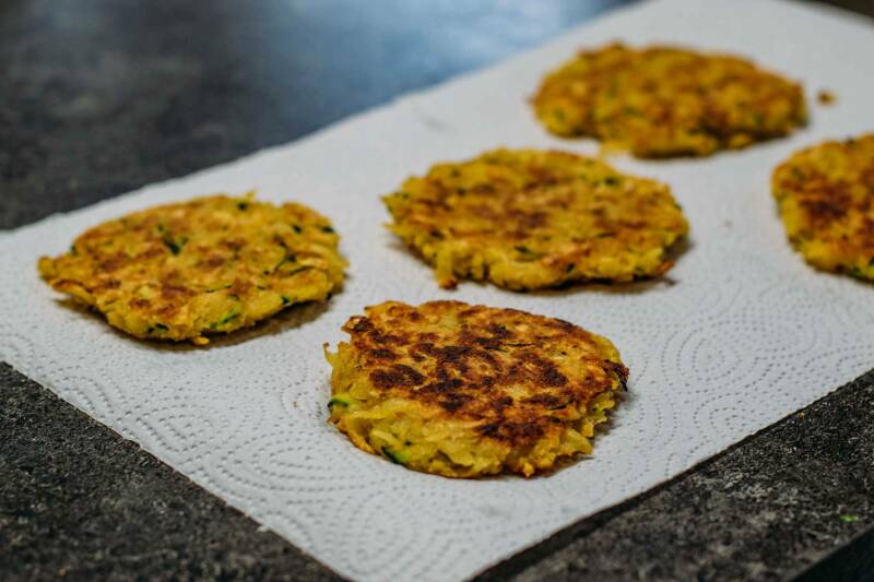 Panqueques de papa frita