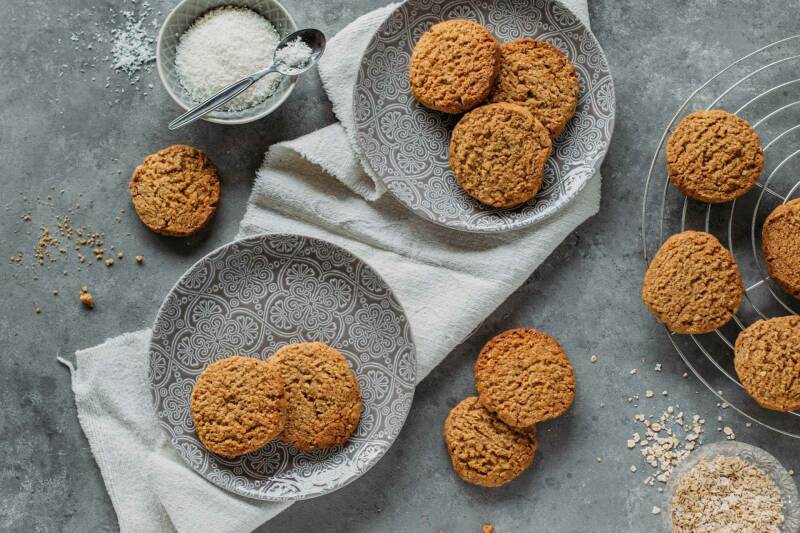 Galletas de avena y coco