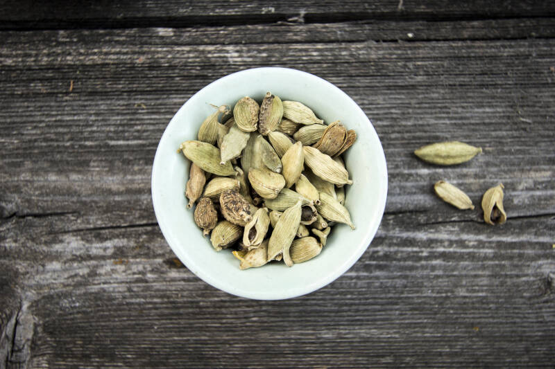 Especias de Levante: cardamomo