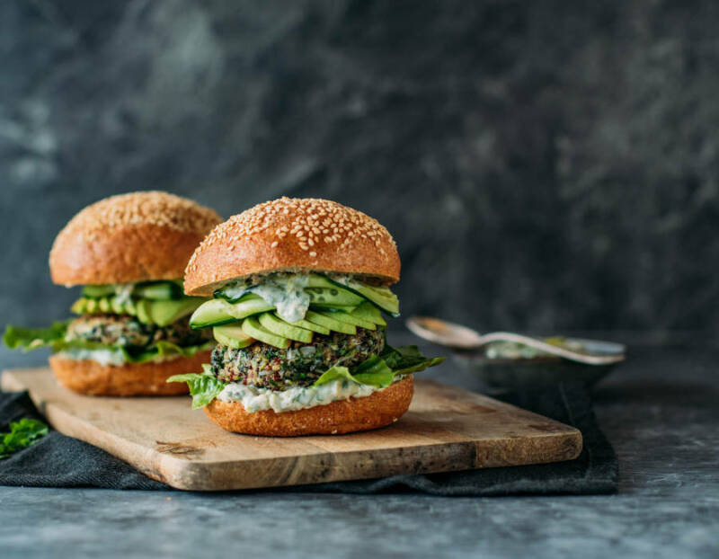 Hamburguesa de acelgas
