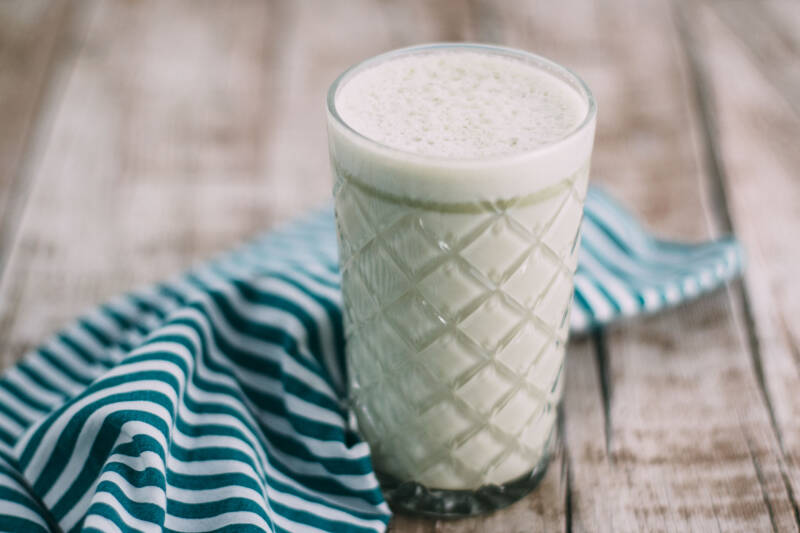 Café con leche matcha