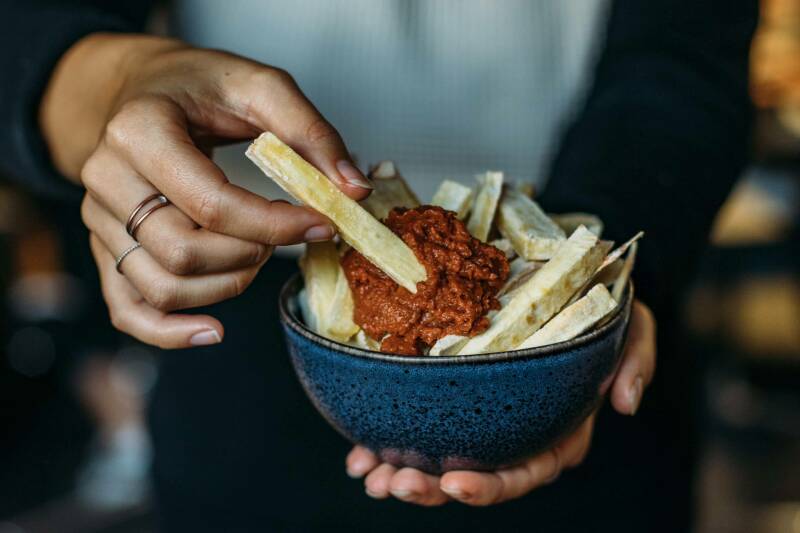 Patatas fritas de chirivía