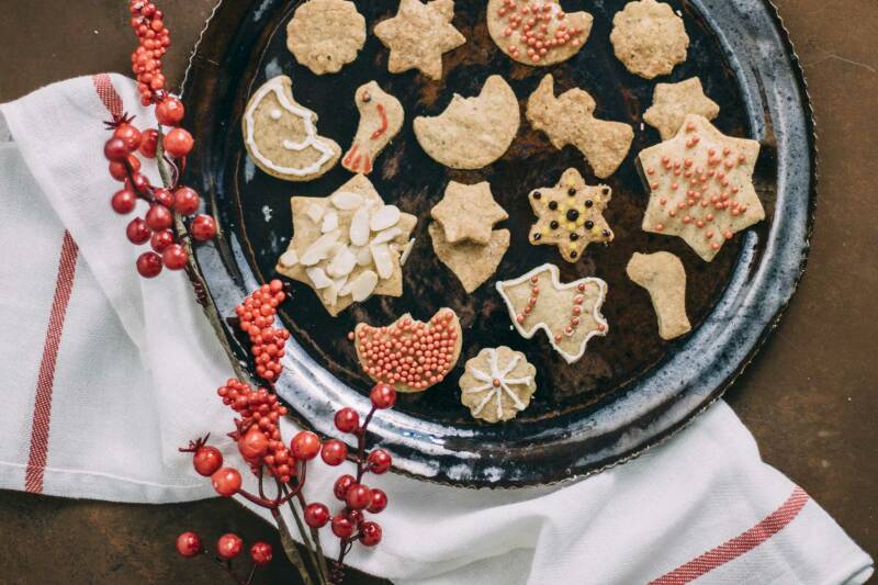 Receta de galletas de mantequilla veganas
