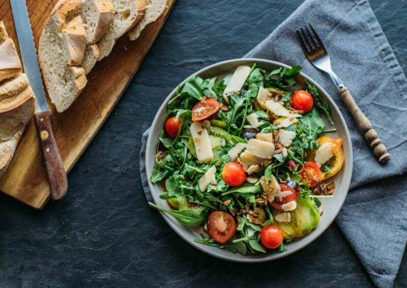 ensalada de rúcula