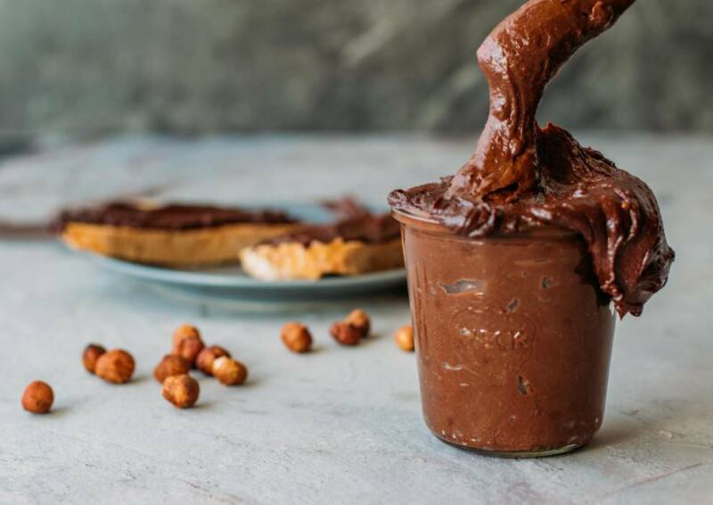 Crema de chocolate y nueces