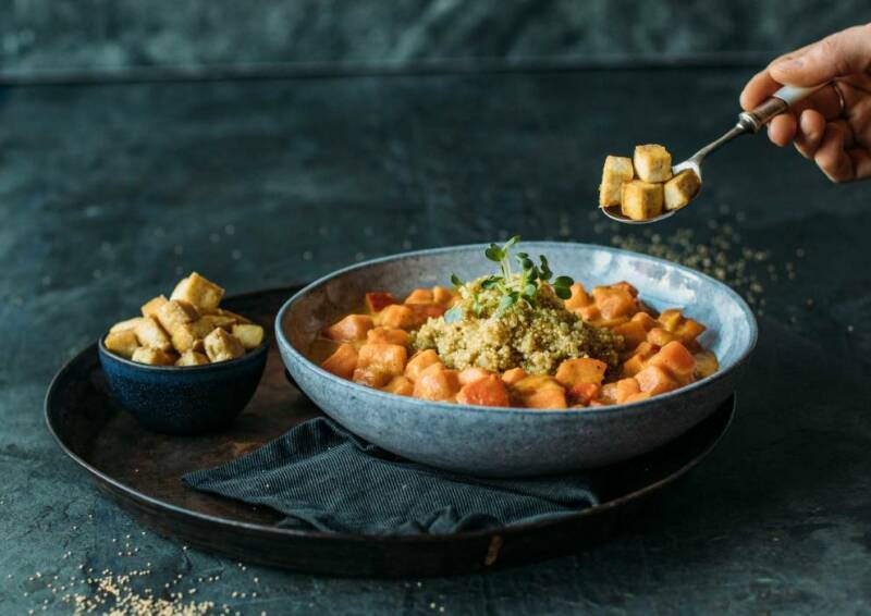 Ragú de boniato y calabaza