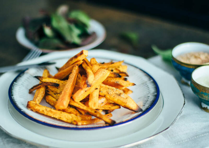 Patatas dulces fritas