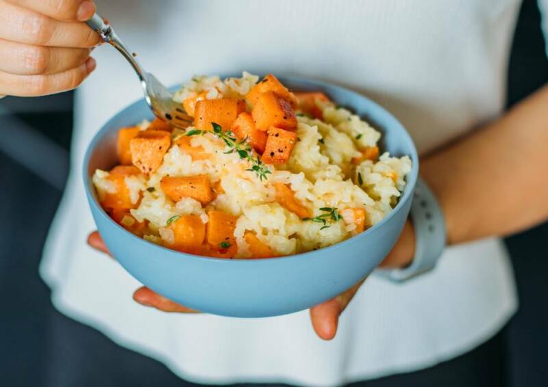 Risotto de camote