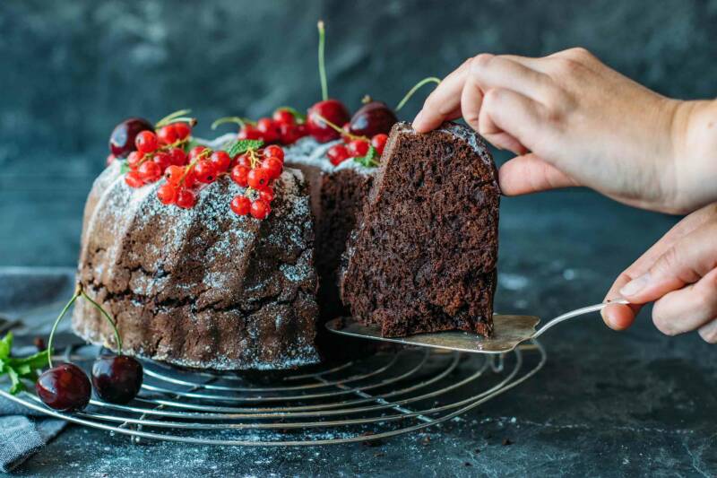 Torta vegana de chocolate