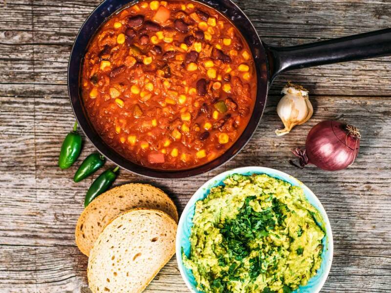 Chile de zanahoria vegano