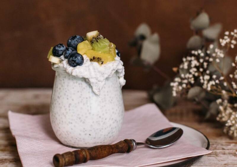 Receta vegetariana con pudín de chía con skyr 1-1032560-700-990-0