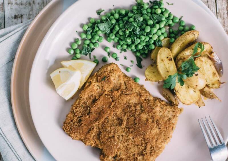 Plan semanal vegano abundante: escalope de soja
