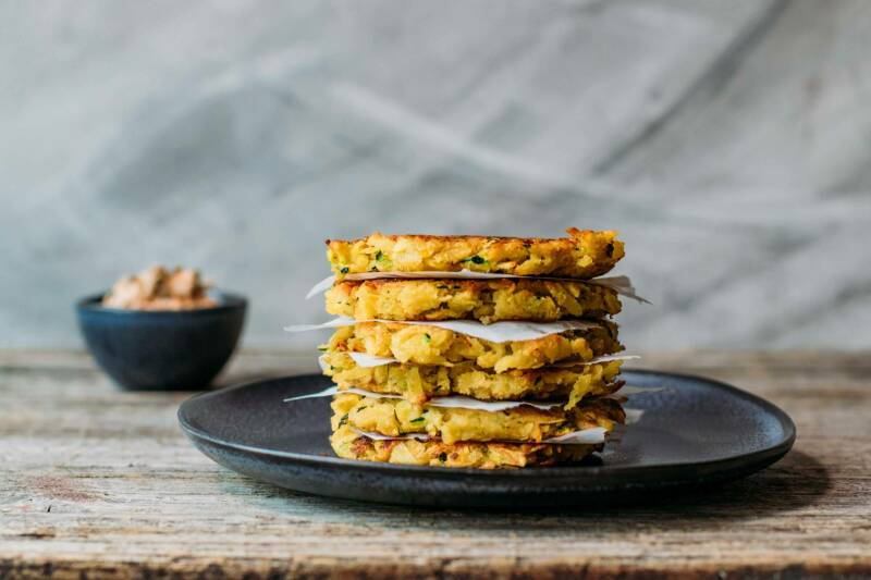Rösti de patata y calabacín
