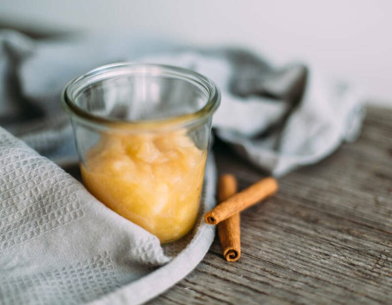 Puré de manzana sin azúcar