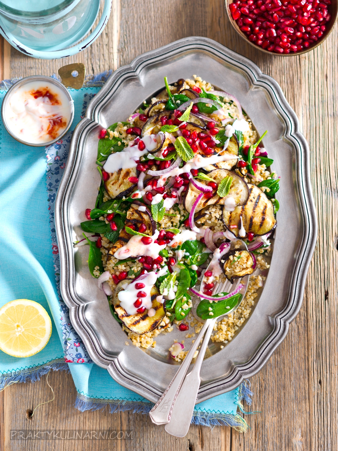 Ensalada de berenjenas a la plancha Ensalada de berenjenas a la plancha