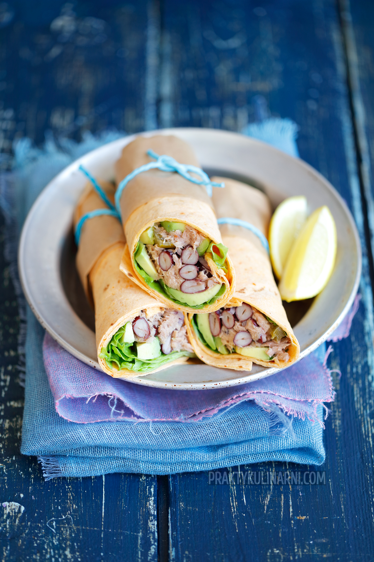 Wraps de atún Wraps de atún