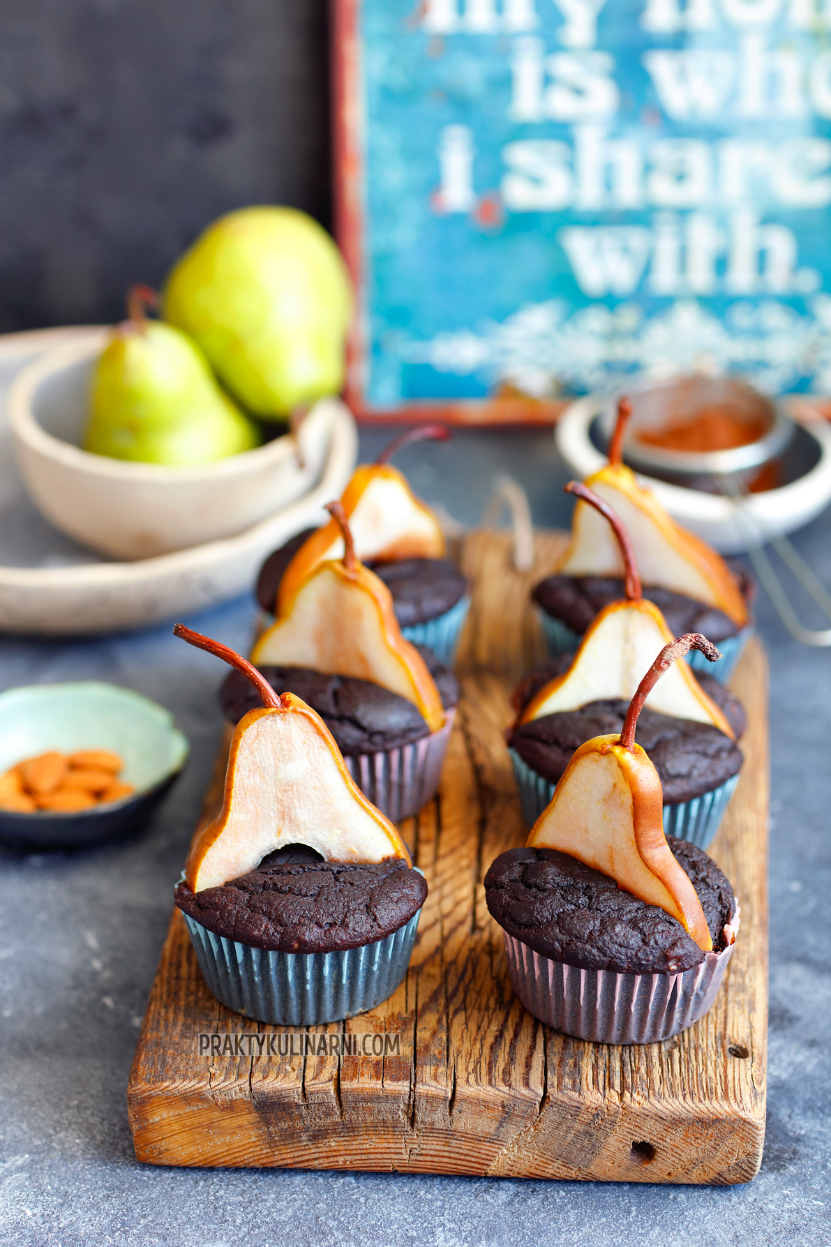 Muffins de brownie Muffins de brownie