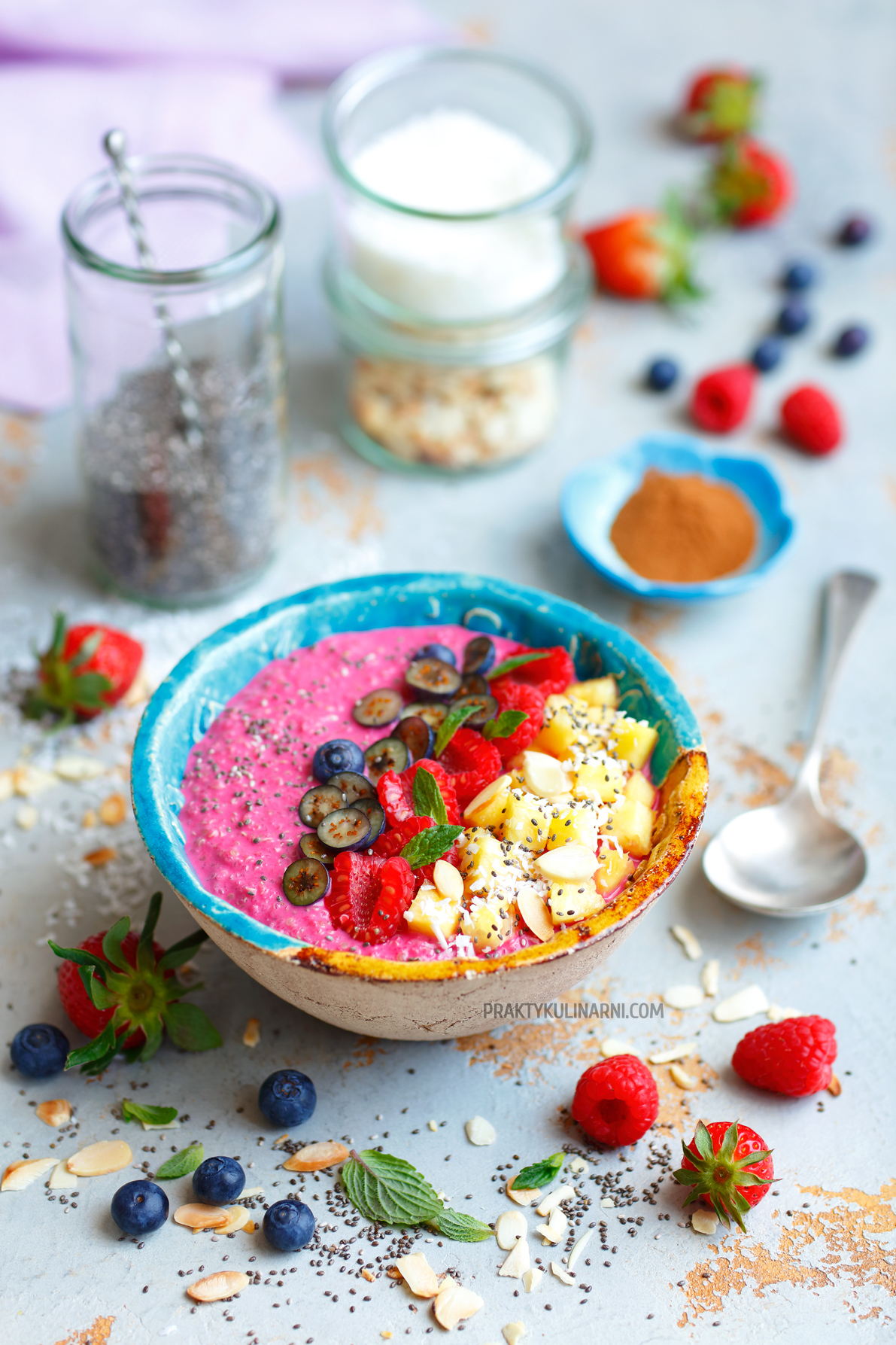 Batido de fresa y remolacha Batido de fresa y remolacha
