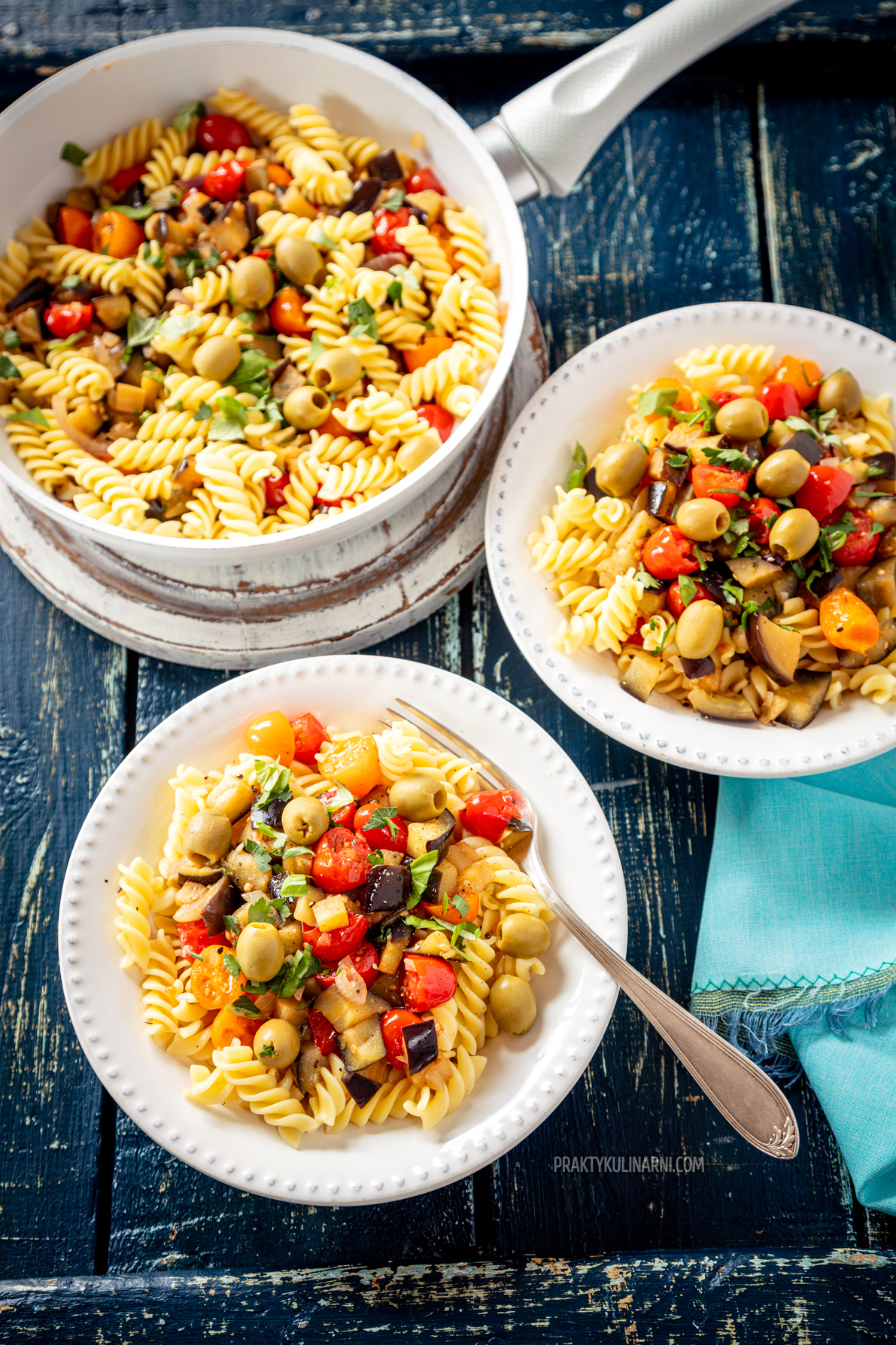 Pasta con berenjena Pasta con berenjena