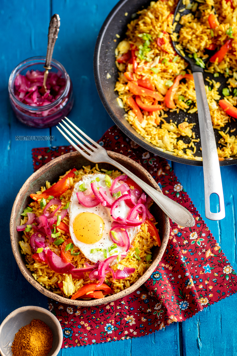 Arroz frito al curry Arroz frito al curry