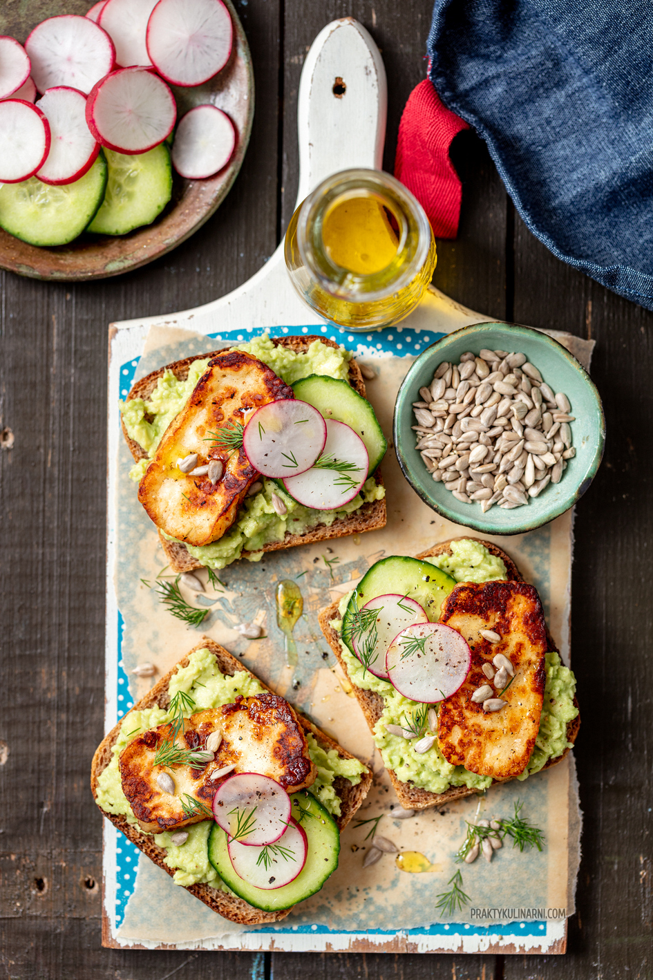Tostada Halloumi Tostada Halloumi