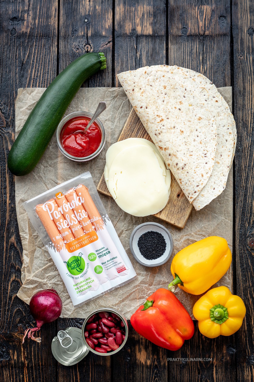 Hot dogs con verduras y wrap de tortilla Sielski steamers 3