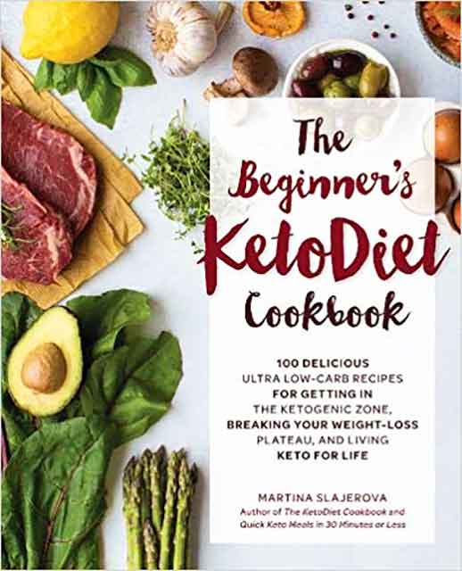 Libro de cocina Keto para principiantes de Martina Slajerova.