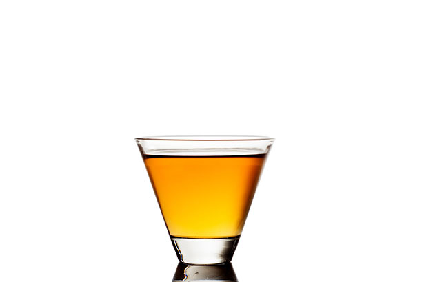 Pequeño vaso de whisky.