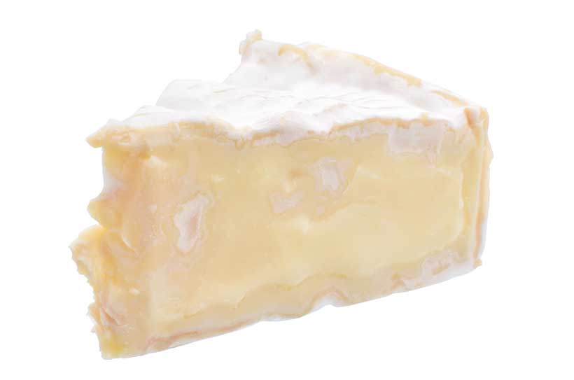 Pedazo de Queso Camembert.