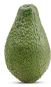 Aguacate completo con piel.