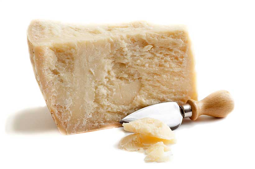Queso parmesano italiano añejo.