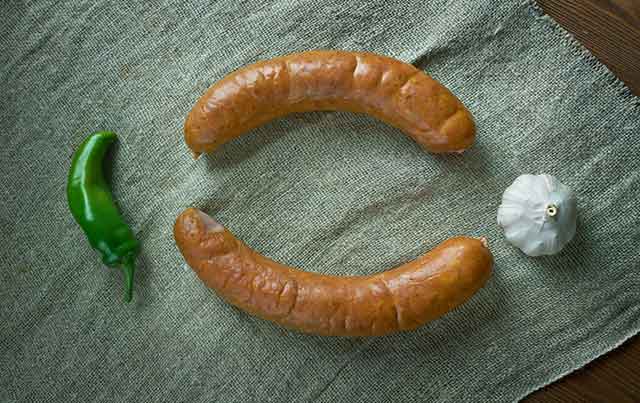 Salchicha polaca Kielbasa.